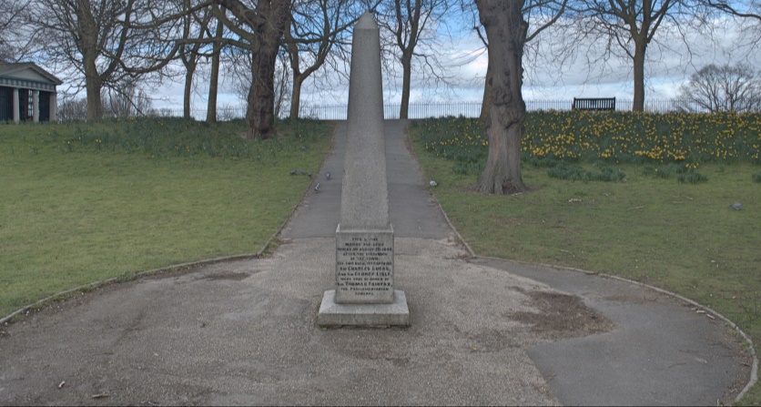 On the road to the mounument