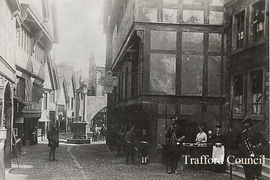 A group of people standing in a street AI-generated content may be incorrect.