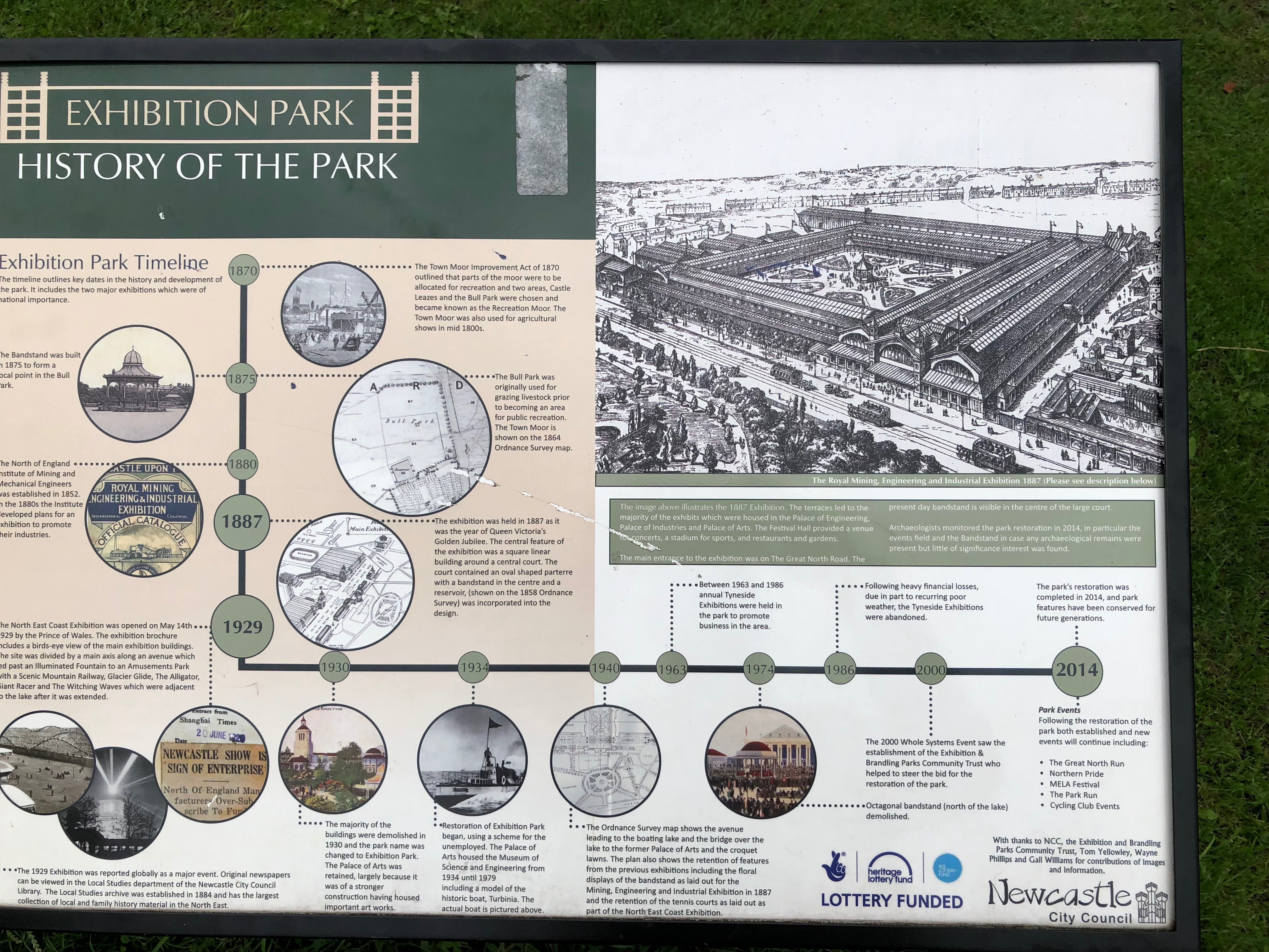 A sign with a map of the city of tif park AI-generated content may be incorrect.