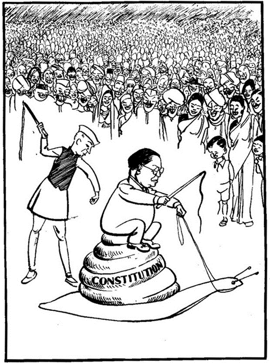 Cartoon of a person riding a snail with a stick on it AI-generated content may be incorrect.